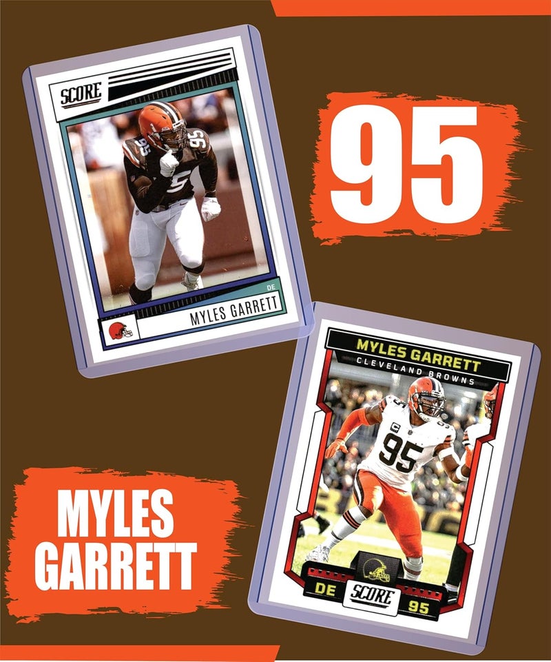 Chaser Myles Garrett (5) Assorted Football Cards Gift Pack - Cleveland Browns - Image 2